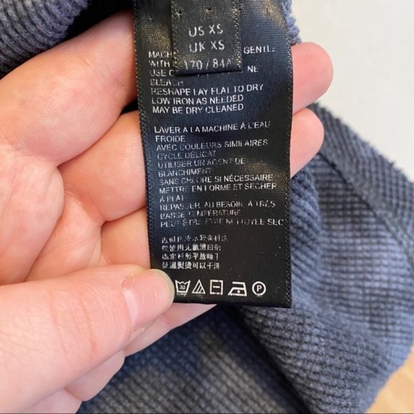 Anthropologie Maeve Tie dye Ainsley Cowl Neck Thermel Top Size XS - Picture 9 of 10